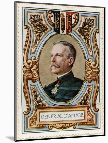 General D'Amade, Stamp-null-Mounted Art Print