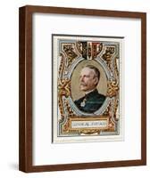 General D'Amade, Stamp-null-Framed Art Print