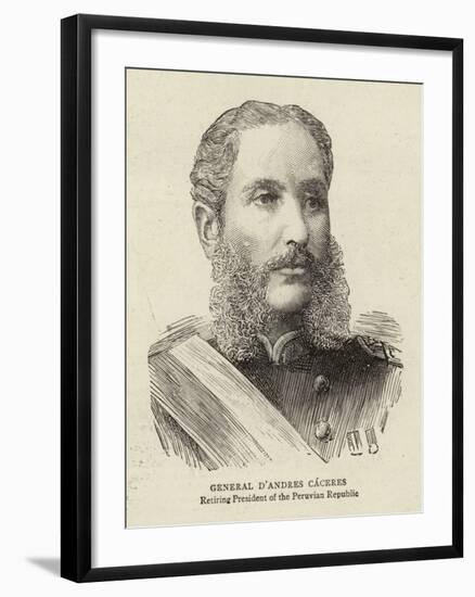 General D'Andres Caceres-null-Framed Giclee Print