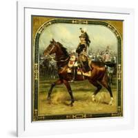 General d'Hautpoul on Horseback-Jean Baptiste Edouard Detaille-Framed Giclee Print