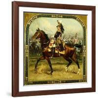 General d'Hautpoul on Horseback-Jean Baptiste Edouard Detaille-Framed Giclee Print