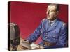General De Gaulle Broadcasts to the Free French-Pat Nicolle-Stretched Canvas