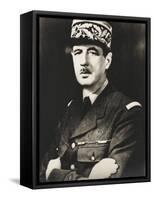 General De Gaulle-null-Framed Stretched Canvas