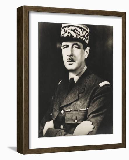 General De Gaulle-null-Framed Photographic Print