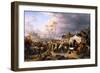 General De La Morlière Receiving the Surrender of Antwerp 29th November 1792-Henri Félix Emmanuel Philippoteaux-Framed Giclee Print