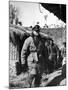 General Douglas Macarthur Inspecting French Positions During the Korean War-null-Mounted Photographic Print