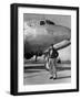 General Douglas Macarthur on His Arrival at Kimpo Airfield for a Tour of the Korean Battlefront-null-Framed Photo