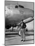 General Douglas Macarthur on His Arrival at Kimpo Airfield for a Tour of the Korean Battlefront-null-Mounted Photo