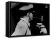 General Douglas Macarthur Smoking His Corn Cob Pipe-null-Framed Stretched Canvas