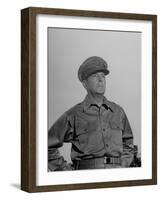 General Douglas Macarthur Standing in Front of Manila City Hall-null-Framed Photographic Print