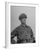 General Douglas Macarthur Standing in Front of Manila City Hall-null-Framed Photographic Print