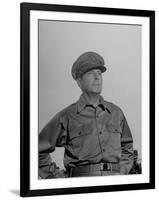 General Douglas Macarthur Standing in Front of Manila City Hall-null-Framed Photographic Print