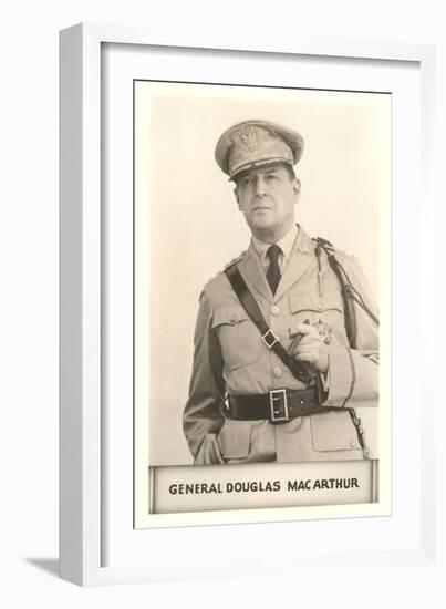 General Douglas Macarthur-null-Framed Art Print