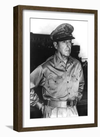 General Douglas Macarthur-null-Framed Art Print