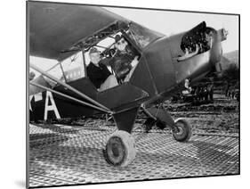 General Dwight Eisenhower, About to Fly to the Front Lines in Italy During World War II, 1943-null-Mounted Photo