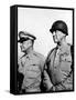 General Dwight Eisenhower, General George Patton, 1940's-null-Framed Stretched Canvas