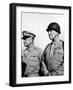 General Dwight Eisenhower, General George Patton, 1940's-null-Framed Photo