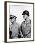 General Dwight Eisenhower, General George Patton, 1940's-null-Framed Photo