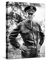 General Dwight Eisenhower, Supreme Commander, Allied Forces During World War II-null-Stretched Canvas