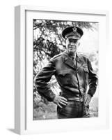 General Dwight Eisenhower, Supreme Commander, Allied Forces During World War II-null-Framed Photo