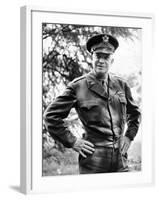 General Dwight Eisenhower, Supreme Commander, Allied Forces During World War II-null-Framed Photo