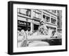 General Dwight Eisenhower Waves to Cheering New York Crowds, June 19, 1945-null-Framed Photo