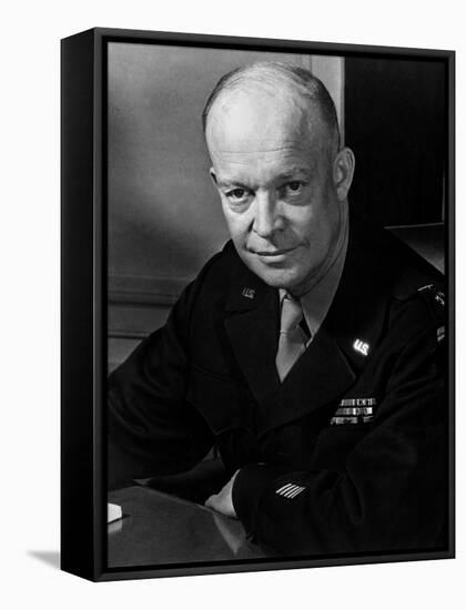 General Dwight Eisenhower-null-Framed Stretched Canvas