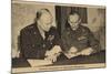 General Eisenhower and Field Marshal Montgomery-null-Mounted Photographic Print