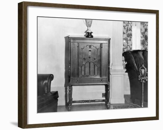 General Electric Battery Console Radio Receiver-null-Framed Photographic Print