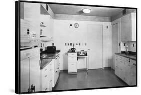 General Electric Designed Kitchen-null-Framed Stretched Canvas