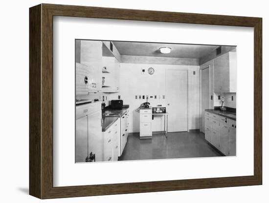 General Electric Designed Kitchen-null-Framed Photographic Print