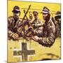 General Erwin Rommel with Other German Soldiers-Graham Coton-Mounted Giclee Print