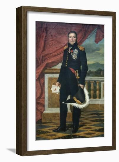 General Étienne-Maurice Gérard (1773–1852), Marshal of France-Jacques-Louis David-Framed Art Print