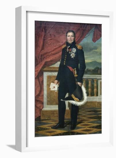 General Étienne-Maurice Gérard (1773–1852), Marshal of France-Jacques-Louis David-Framed Art Print