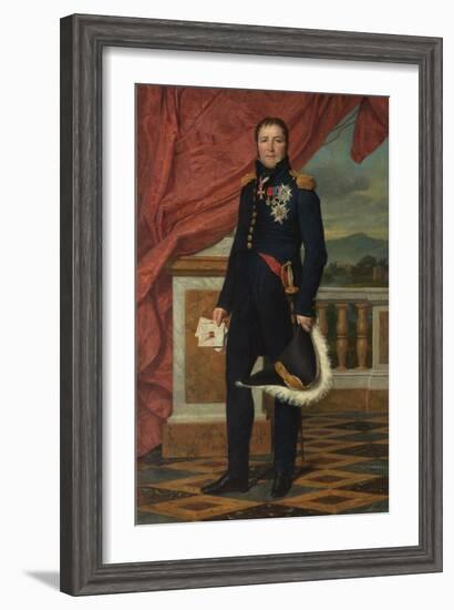 General Etienne-Maurice Gerard, 1816-Jacques Louis David-Framed Giclee Print