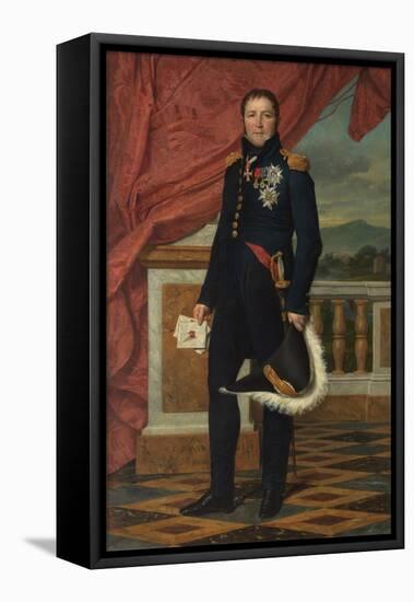 General Etienne-Maurice Gerard, 1816-Jacques Louis David-Framed Stretched Canvas