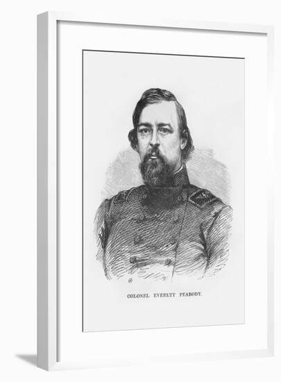 General Everett Peabody-Frank Leslie-Framed Art Print