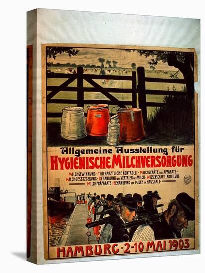 General Exhibition for Sanitary Milk Supply, 1903-German School-Stretched Canvas