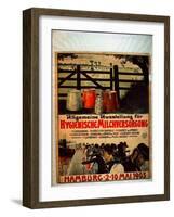 General Exhibition for Sanitary Milk Supply, 1903-German School-Framed Giclee Print