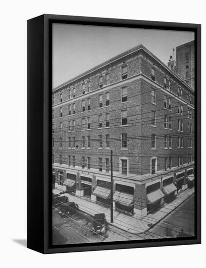 General exterior view, Clemons Brothers Building, Chattanooga, Tennessee, 1923-null-Framed Stretched Canvas