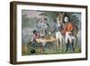 General Francis Marion of South Carolina Invites a British Officer to Dinner-American School-Framed Giclee Print