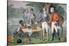 General Francis Marion of South Carolina Invites a British Officer to Dinner-American School-Stretched Canvas