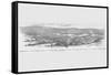 General Fremont's Reconnaissance Team Surveys Strasburg, Virginia-Frank Leslie-Framed Stretched Canvas