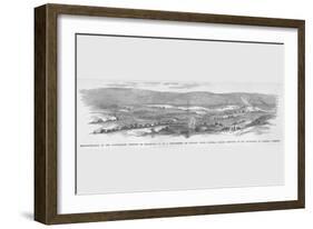 General Fremont's Reconnaissance Team Surveys Strasburg, Virginia-Frank Leslie-Framed Art Print