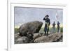 General G. K. Warren at the Signal Station on Little Round Top, Battle of Gettysburg, 1863-null-Framed Giclee Print