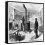 General Garfield's Business Office, Pub. 1880-null-Framed Stretched Canvas
