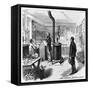 General Garfield's Business Office, Pub. 1880-null-Framed Stretched Canvas