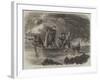 General Garibaldi Spearing Fish by Night Off Caprera-Frank Vizetelly-Framed Giclee Print