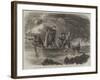 General Garibaldi Spearing Fish by Night Off Caprera-Frank Vizetelly-Framed Giclee Print