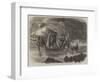 General Garibaldi Spearing Fish by Night Off Caprera-Frank Vizetelly-Framed Giclee Print